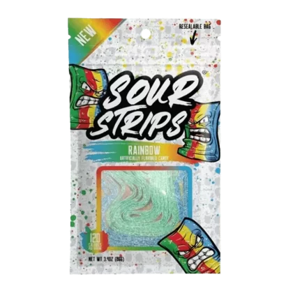 Sour Strips – Rainbow Candy Strips