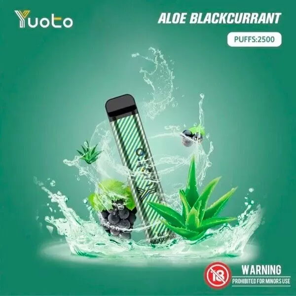 Yuoto XXL – Aloe Black Currant – 2500Puffs - Image 2