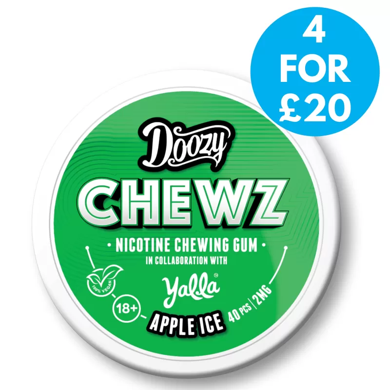 Doozy Chewz Nicotine Chewing Gum 2mg - Vape Co
