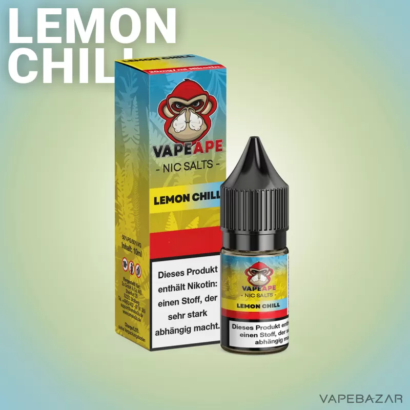 VapeApe – Lemon Chill – Nic Salts - Vapebazar - Image 2