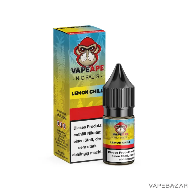 VapeApe – Lemon Chill – Nic Salts - Vapebazar - Image 3