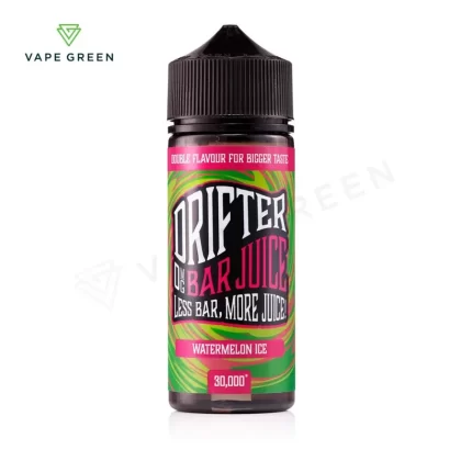 Watermelon Ice Shortfill E-Liquid by Drifter Bar Juice 100ml - Eliquidsupply