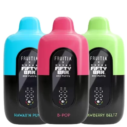 Fruitia x Fifty Bar 20K Disposable – (5 Pack)