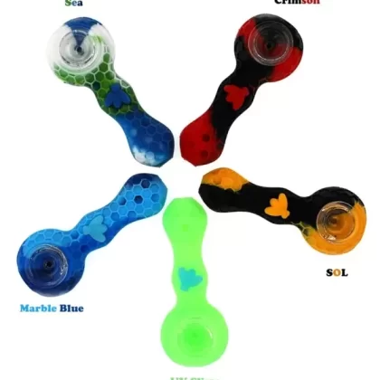 Pipe en silicone Stratus 4″ en forme de cuillère à abeille - Default Title