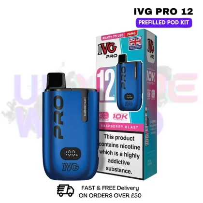 Raspberry Blast IVG Pro12 Prefilled Pod Kit