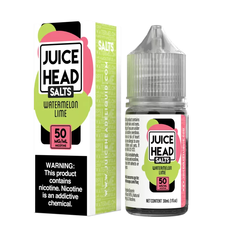 Juice Head Salts - Watermelon Lime - 30ML E-Liquid - 25MG