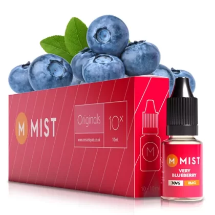 Very Blueberry Vape Juice (10x10ml) - 30PG/70VG (Extra Vapour) / Medium 12mg
