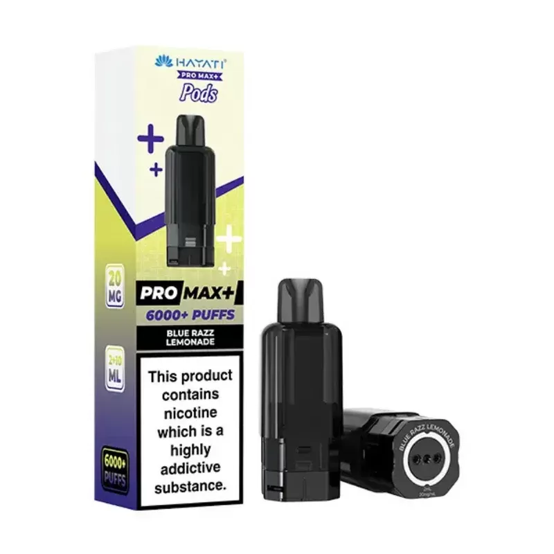 Hayati Pro Max Plus 6000 Prefilled Pod Blue Razz Lemonade - Ecigpremium
