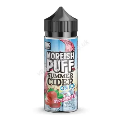 Strawberry Summer Cider On Ice E-Liquid Shortfill by Moreish Puff - Vapestreams Co