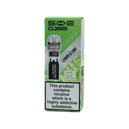 SKE CL2000 Prefilled Pods Lemon & Lime - Strength#20mg