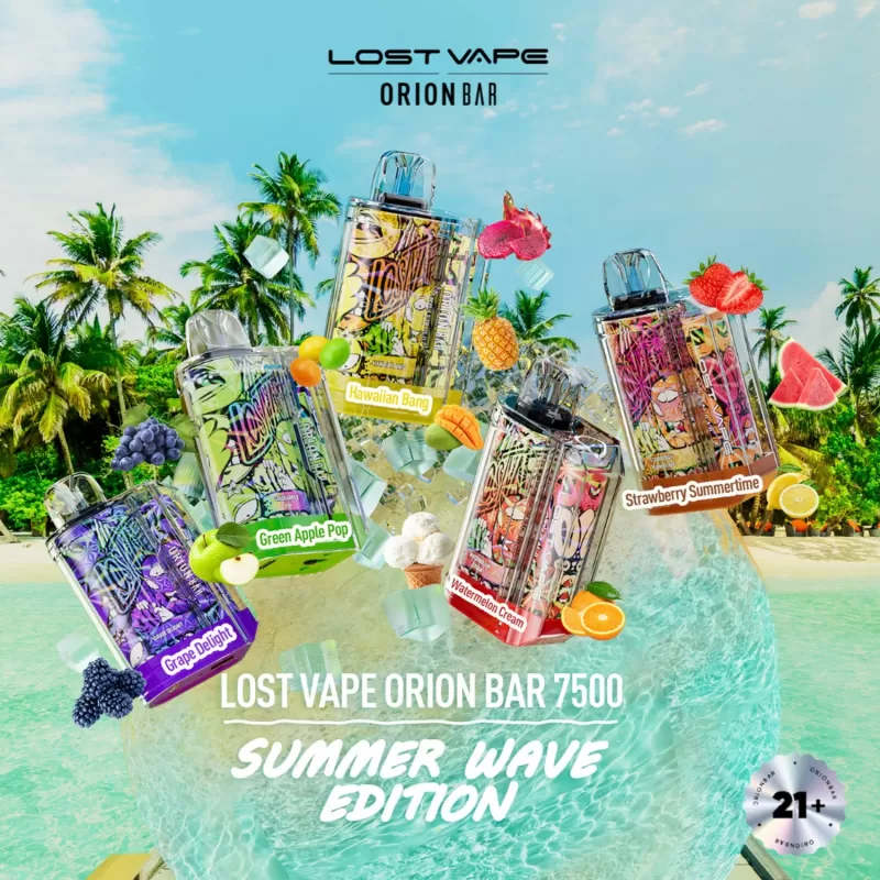 Lost Vape Orion Bar Rechargeable Disposable Vape 7500 Puffs - Pineapple Ice