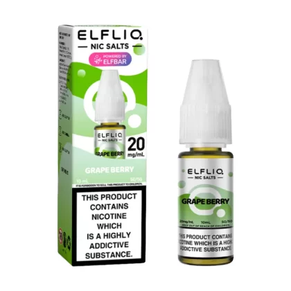 Elf Bar Elfliq Grape Berry E Liquid 10ml - 20mg