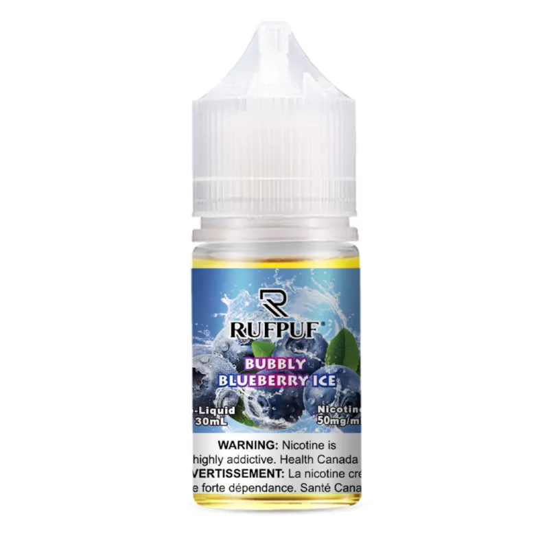 RufPuf Bubbly Blueberry Ice Nic Salt – 30ml - Vape Product, Vape Product - Image 2