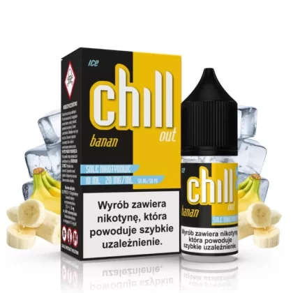 Liquid Chill Out Salt 20mg 10ml Banan Ice