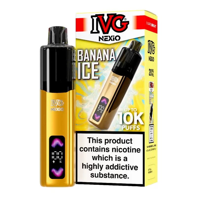 IVG Nexio Prefilled Vape Kit - Banana Ice - Image 2