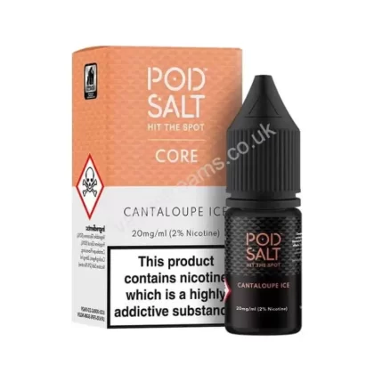 Cantaloupe Ice Nicotine Salt E-Liquid By Pod Salt Core Range - Vapestreams Co