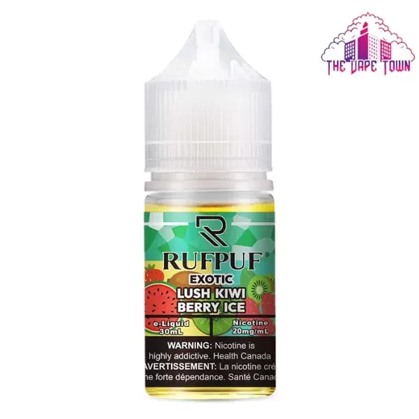 RufPuf Exotic Lush Kiwi Berry Ice Nic Salt – 30ml - Vape Product
