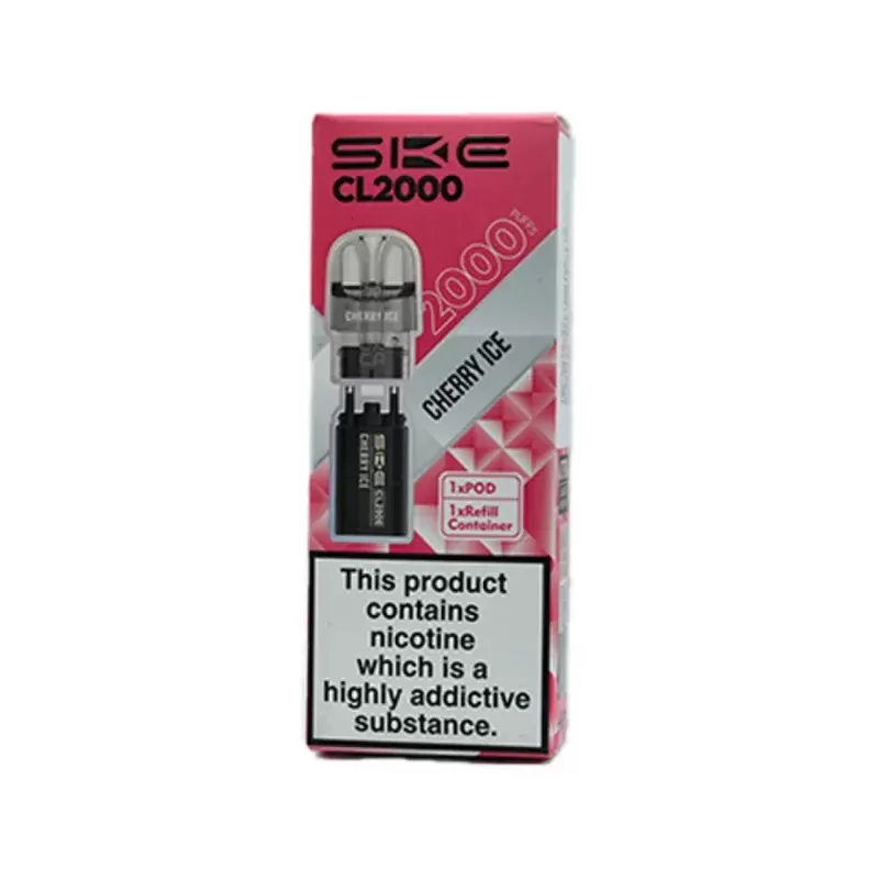 SKE CL2000 Prefilled Pods Cherry Ice - Strength#20mg