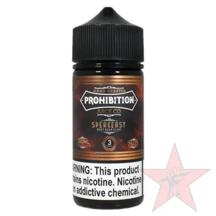 Prohibition – Speakeasy – 100mL - Nicotine (mg)#3