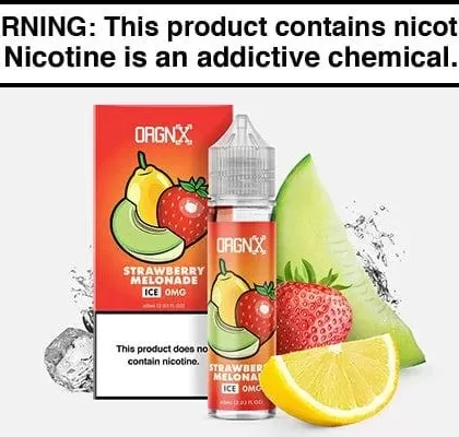 STRAWBERRY MELONADE ICE BY ORGNX 60ML - Vapejuice