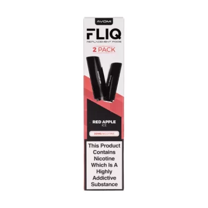 Red Apple Ice FLIQ Prefilled Pods by Avomi