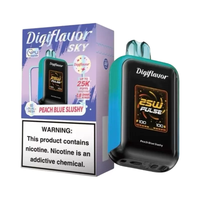 Peach Blue Slushy – Geek Bar Digiflavor Sky 25000 - Vape Store
