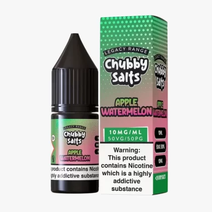 Apple Watermelon By Chubby Salts 10ml - Nicotine Strength#10mg (Salt)>20mg (Salt) (33E962)