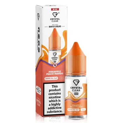 Pineaple Peach Mango By Crystal Clear Salt 10ml