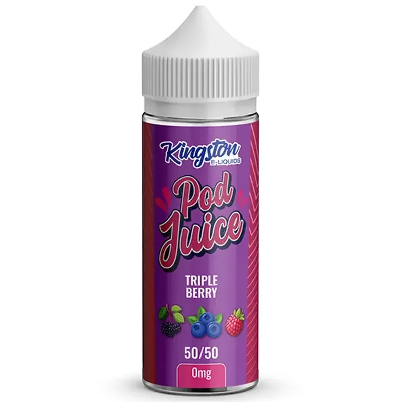 Kingston Pod Juice Triple Berry 100ml Shortfill - Ejuicewarehouse