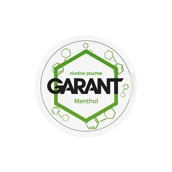Garant Menthol Nicotine Pouches - Strength#20mg (10B437)