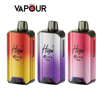 Higo Alfa Pro 25K Prefilled Pod Kit - Grape GB / Strawberry GB