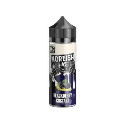 Moreish As Flawless Blackberry Custard 100ml E-liquid
