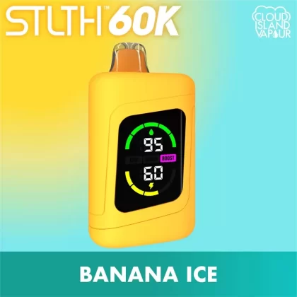 STLTH 60K Disposable Vape – Banana Ice - Strength#20mg