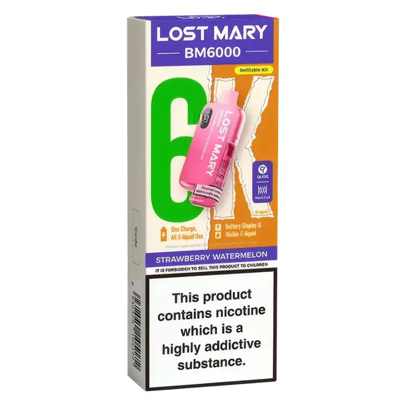 Lost Mary BM6000 Strawberry Watermelon Prefilled Pod Kit