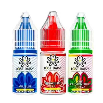 Lost Daisy 5000 Nic Salt Vape Juice - Box of 10 - 20mg / Strawberry Cherry Raspberry