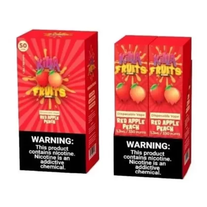 Killa Fruits Vape - Pack Count#Single Pack~Flavor#Blueberry Ice>Cool Mint>Guava Ice>Kiwi Strawberry>Lychee Berry Ice>Mango>Peach Ice>Red Apple Peach~Nicotine#50MG