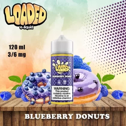 Loaded Blueberry Donut 120Ml - Vape Store
