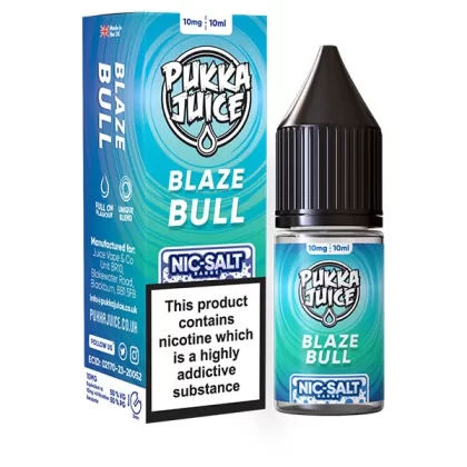 Pukka Juice Blaze Bull Nic Salt E-Liquid - 10mg