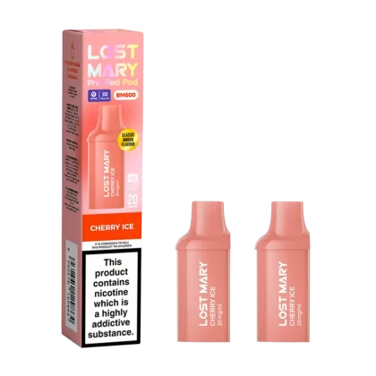 Cherry Ice Lost Mary BM600 Pods - 20mg - Vape Product (985C4F)