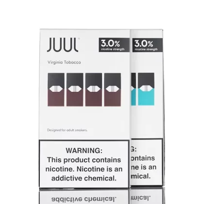 JUUL 3% Nicotine Pods - Pack of 4 - Virginia Tobacco 3%