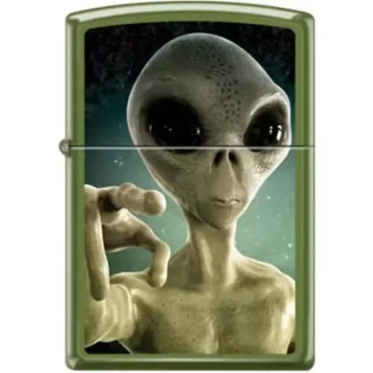 Zippo Lighter – Alien Green Moss