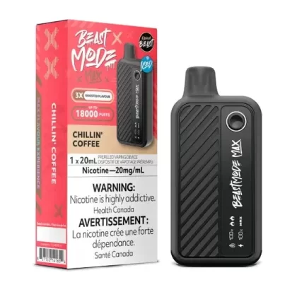 Flavour Beast Beast Mode Max 18K Disposable – 20ML – Chillin’ Coffee Iced - Ecigdepot