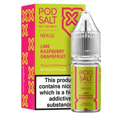 Lime Raspberry Grapefruit Nexus Pod Salt Nic Salt E-liquid