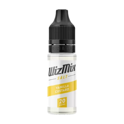 Wizmix Salt Vanilla Custard - 10ml - 10mg - Vape Product (E81AAA)