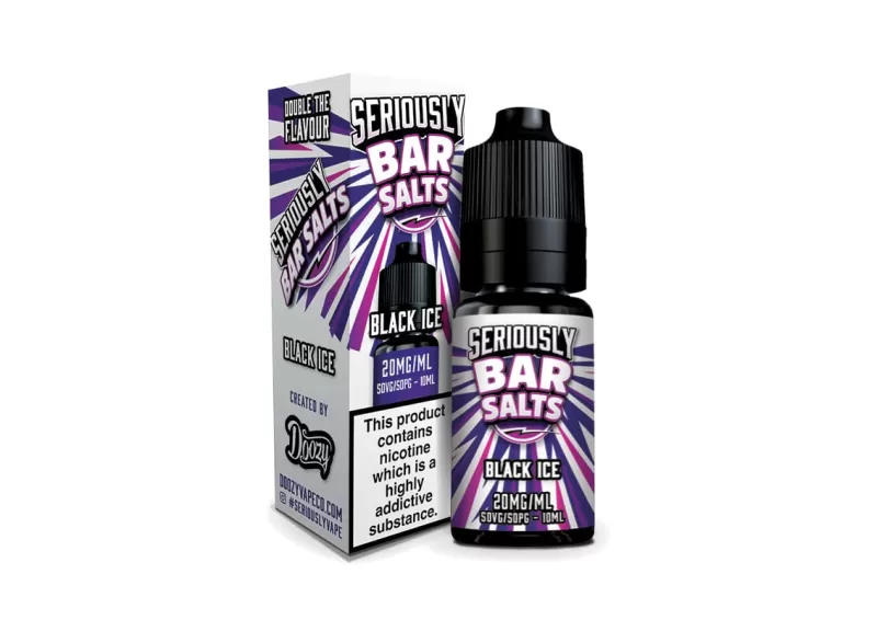 Black Ice Seriously Salty – Doozy Nic Salts e Liquid 10ml – TPD - Vapestorm Co