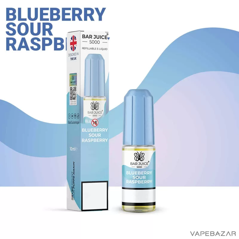 Bar Juice 5000 Nic Salt – Blueberry Sour Raspberry - Vapebazar - Image 2