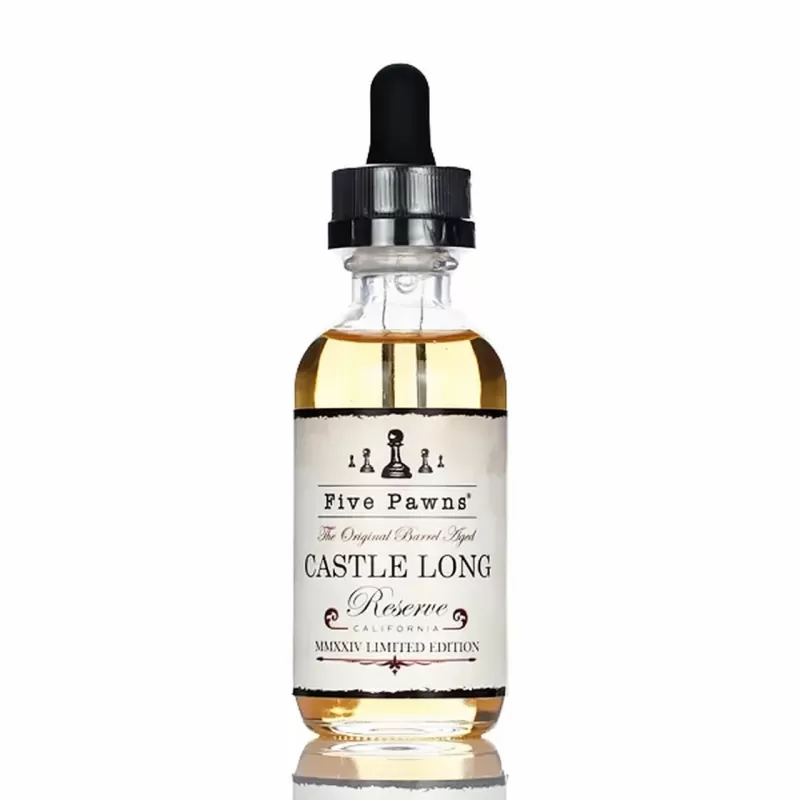 Five Pawns Castle Long Reserve Gourmet Vape Bourbon Oak 60ml - Image 2