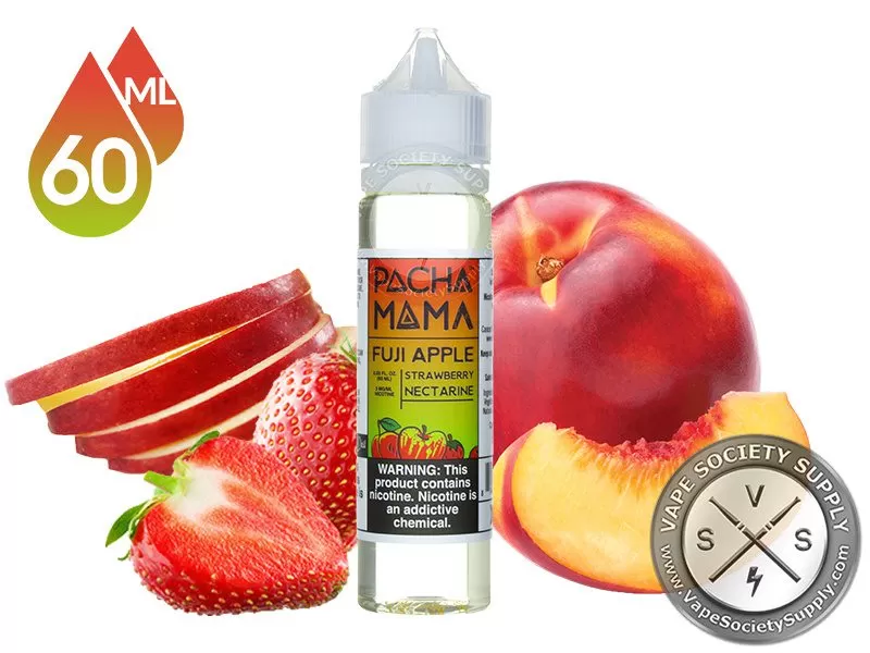 Fuji Apple Strawberry Nectarine PACHA 60ml - Image 2