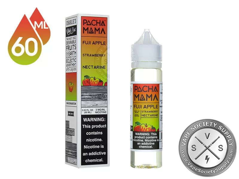 Fuji Apple Strawberry Nectarine PACHA 60ml - Image 3