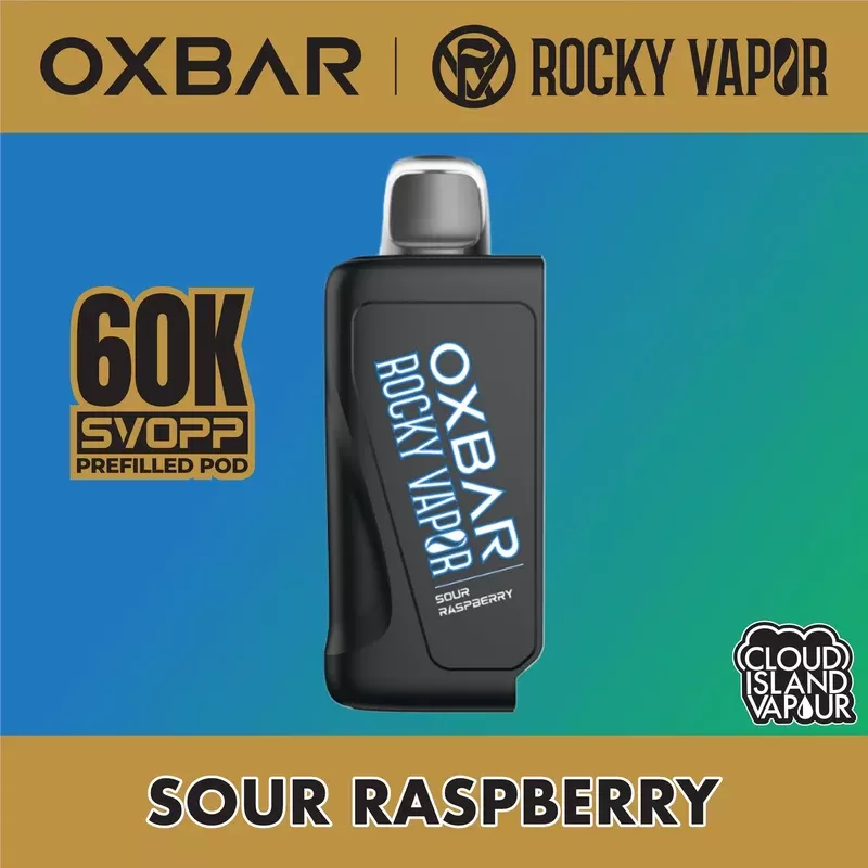 Rocky Vapor Oxbar Svopp 60K Pod Pack – Sour Raspberry